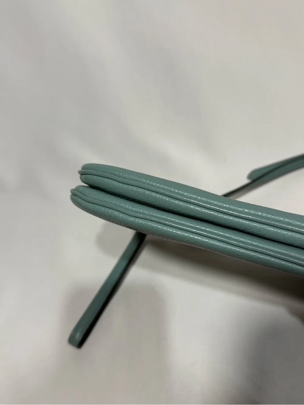 Coach Pebbled Leather Crossbody in Seafoam Green